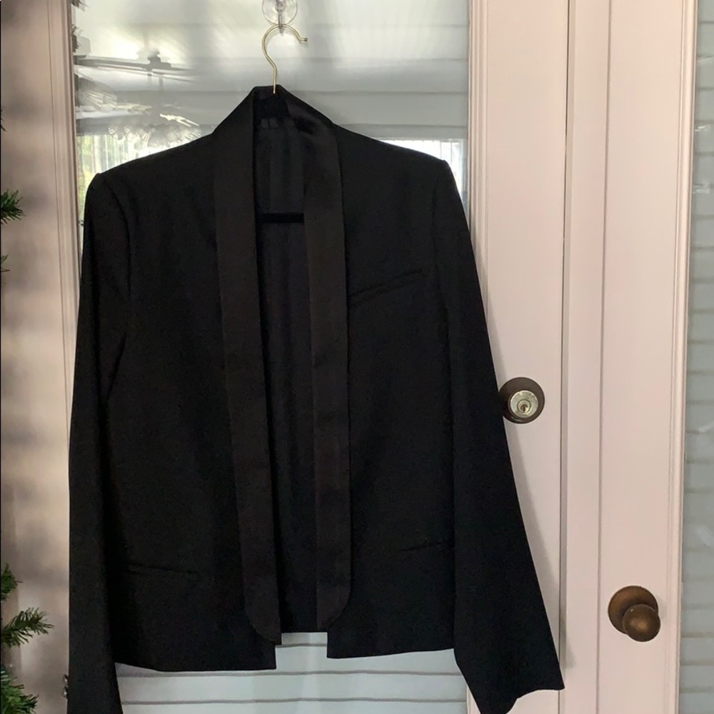 Balmain tuxedo blazer in black